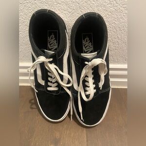 Vans Black and White Men's Shoes